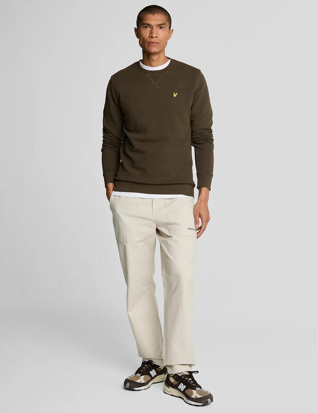 LYLE&SCOTT SUDADERA DARK GREEN