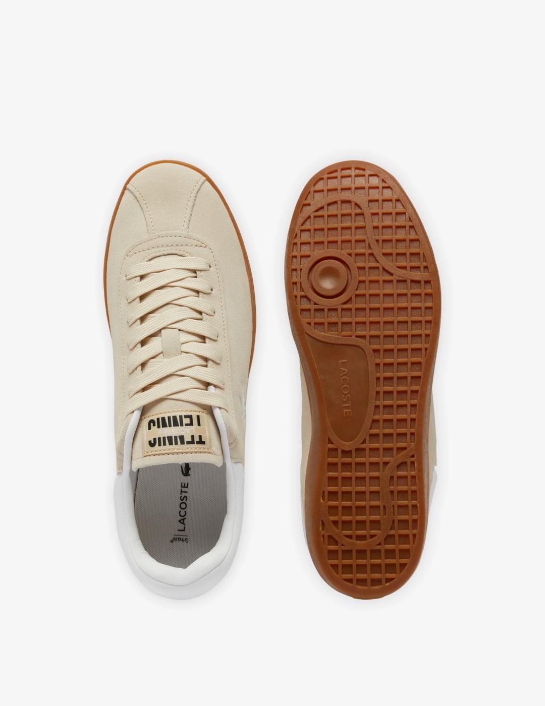 LACOSTE ZAPATILLA BASHESHOT BEIGE