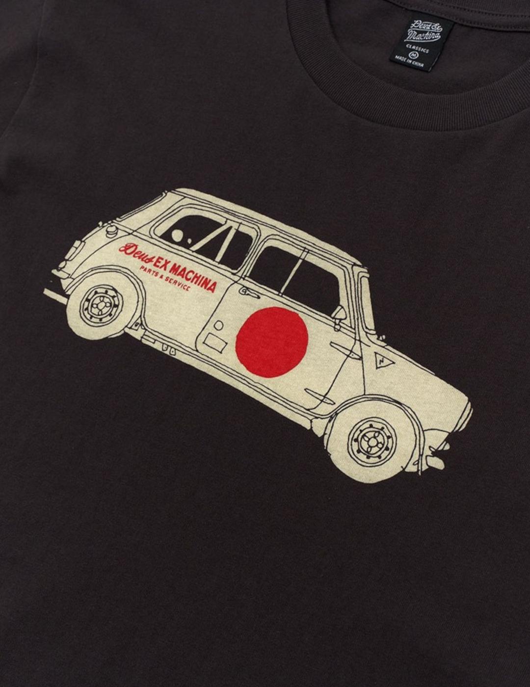 DEUS CAMISETA ANTRACITA MINI