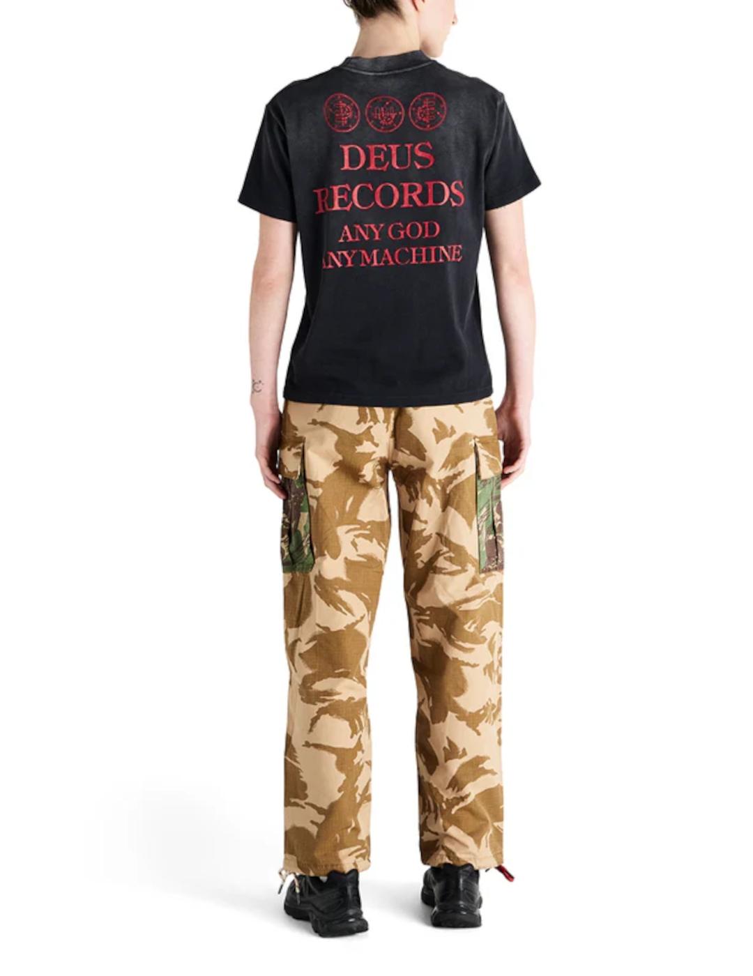 DEUS CAMISETA ANTRACITA DIVINE CONNECTION