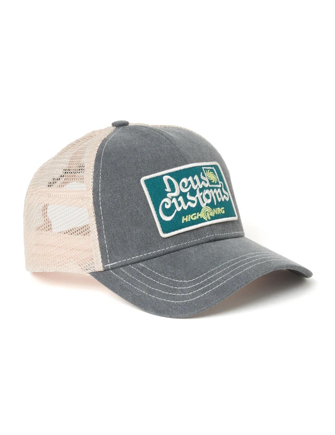 DEUS GORRA ANTRACITA OPEN HEAD