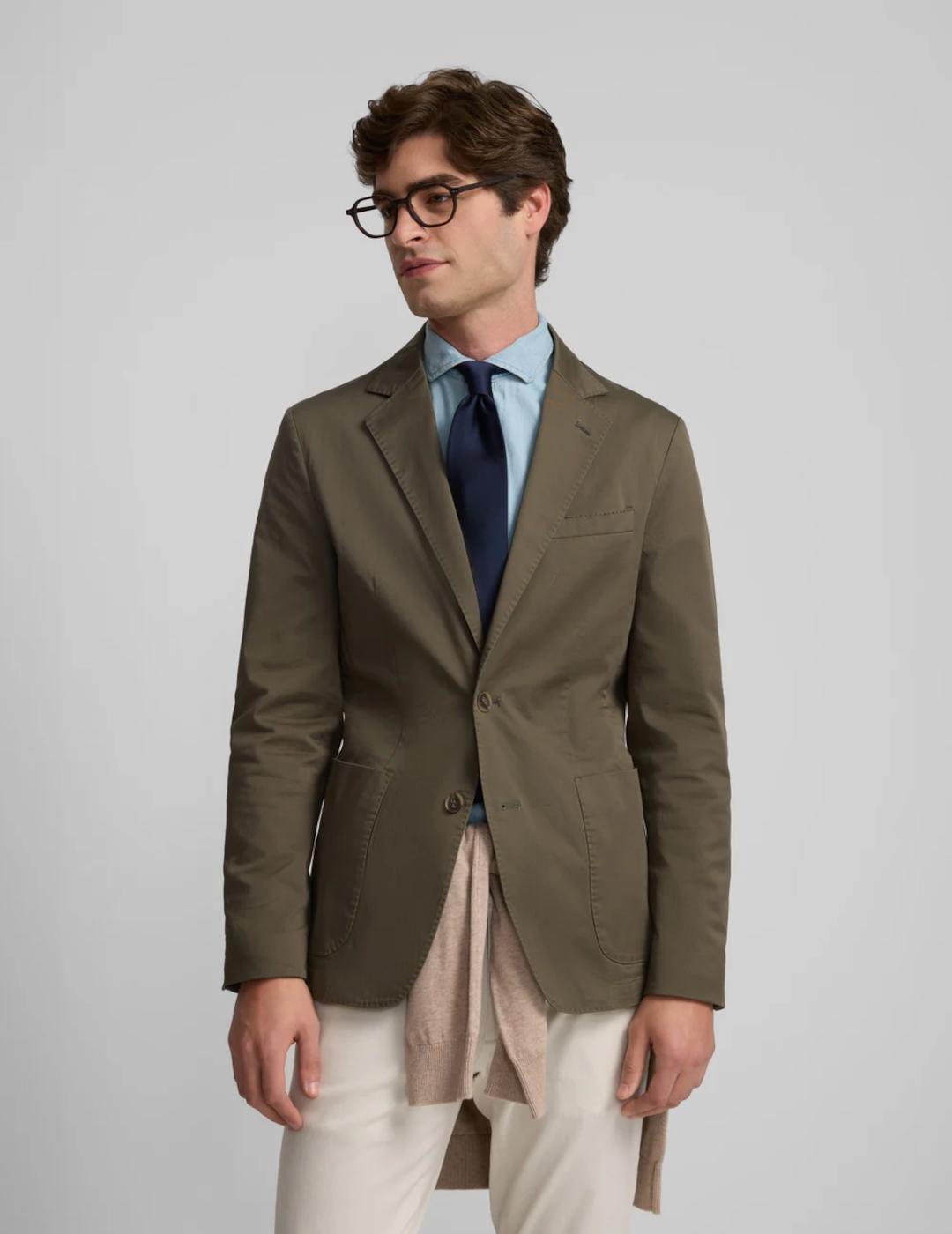 SILBON AMERICANA CASUAL VERDE OSCURO