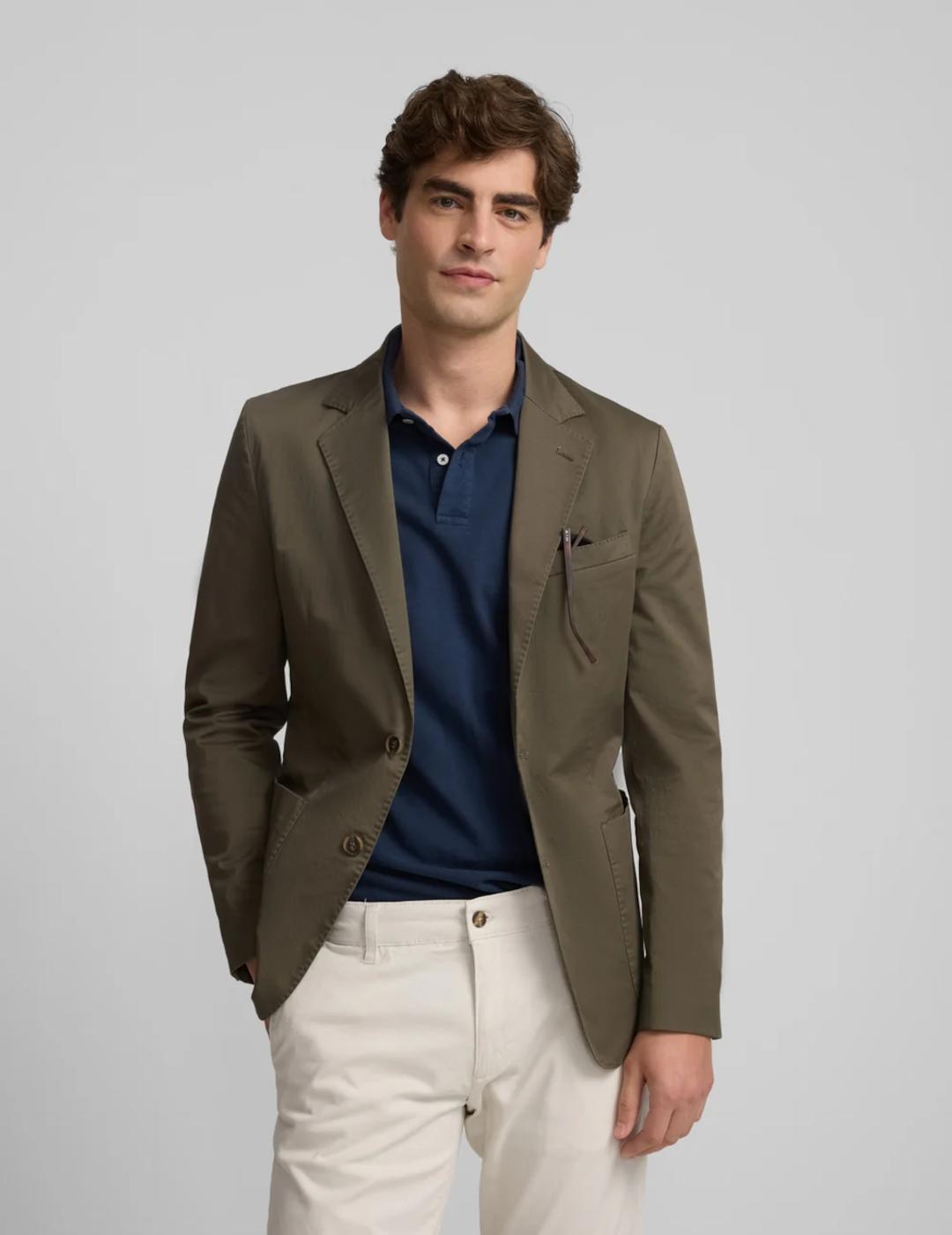 SILBON AMERICANA CASUAL VERDE OSCURO