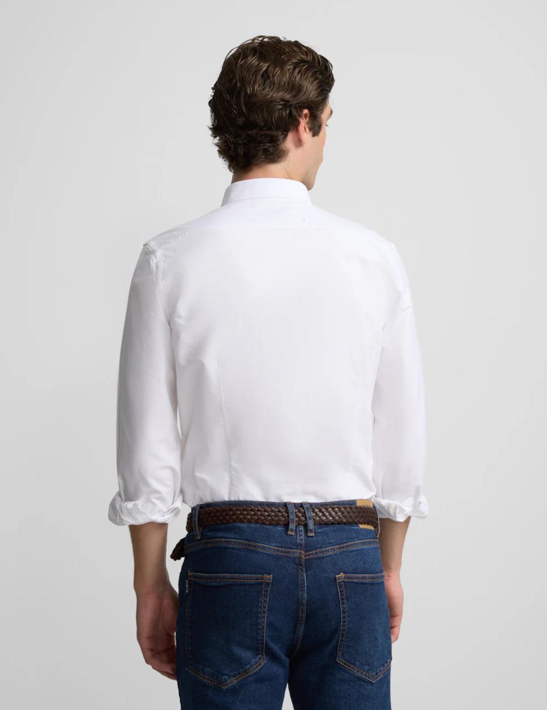 SILBON CAMISA OXFORD BLANCA