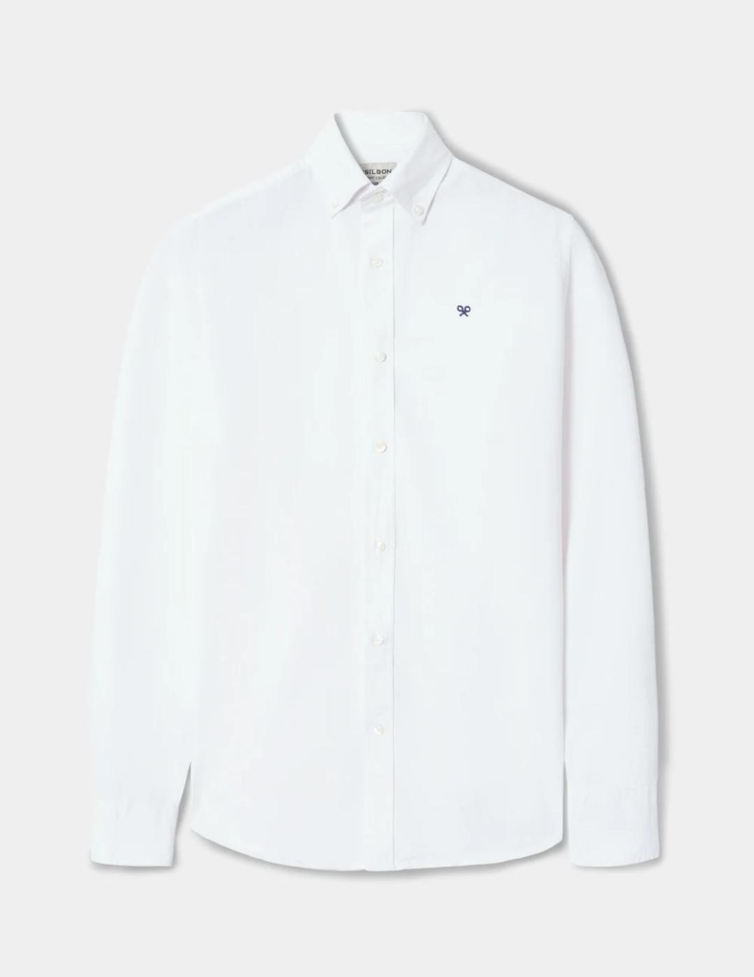 SILBON CAMISA OXFORD BLANCA