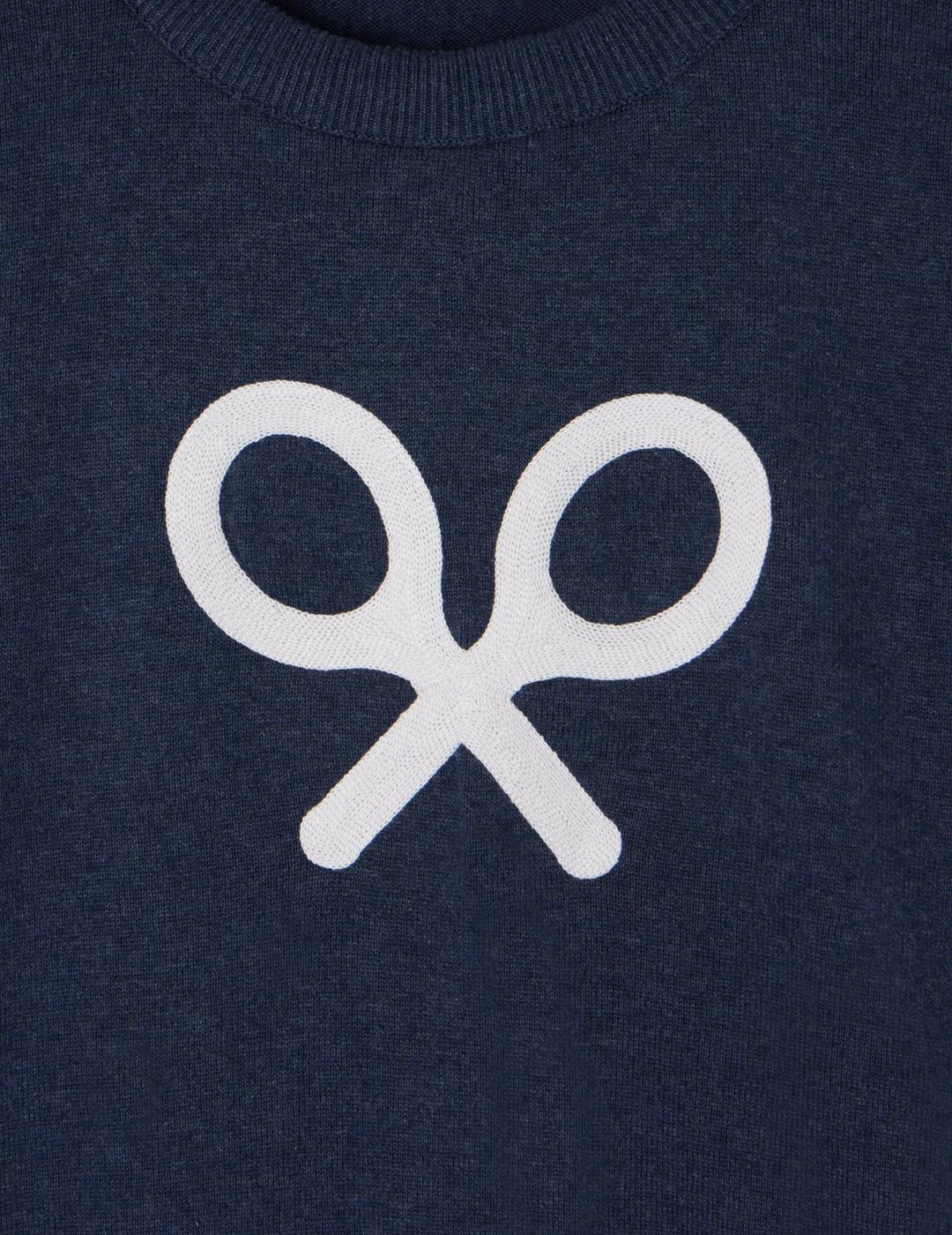 SILBON JERSEY MARINO RAQUETA FRONTAL