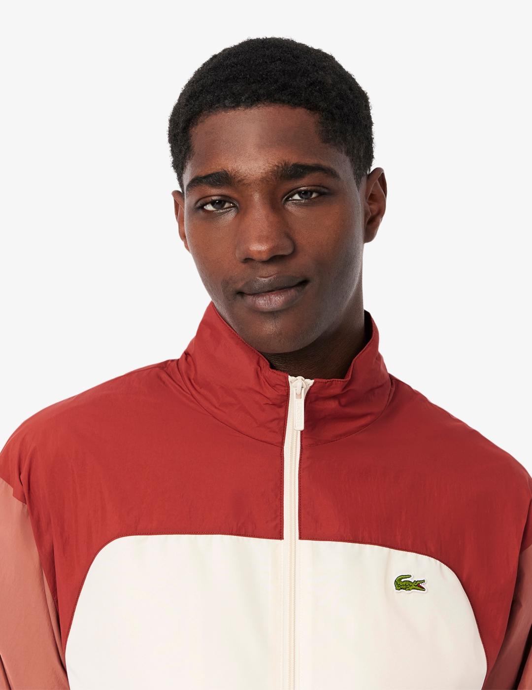 LACOSTE CHAQUETA CREMALLERA TEJA BEIGE