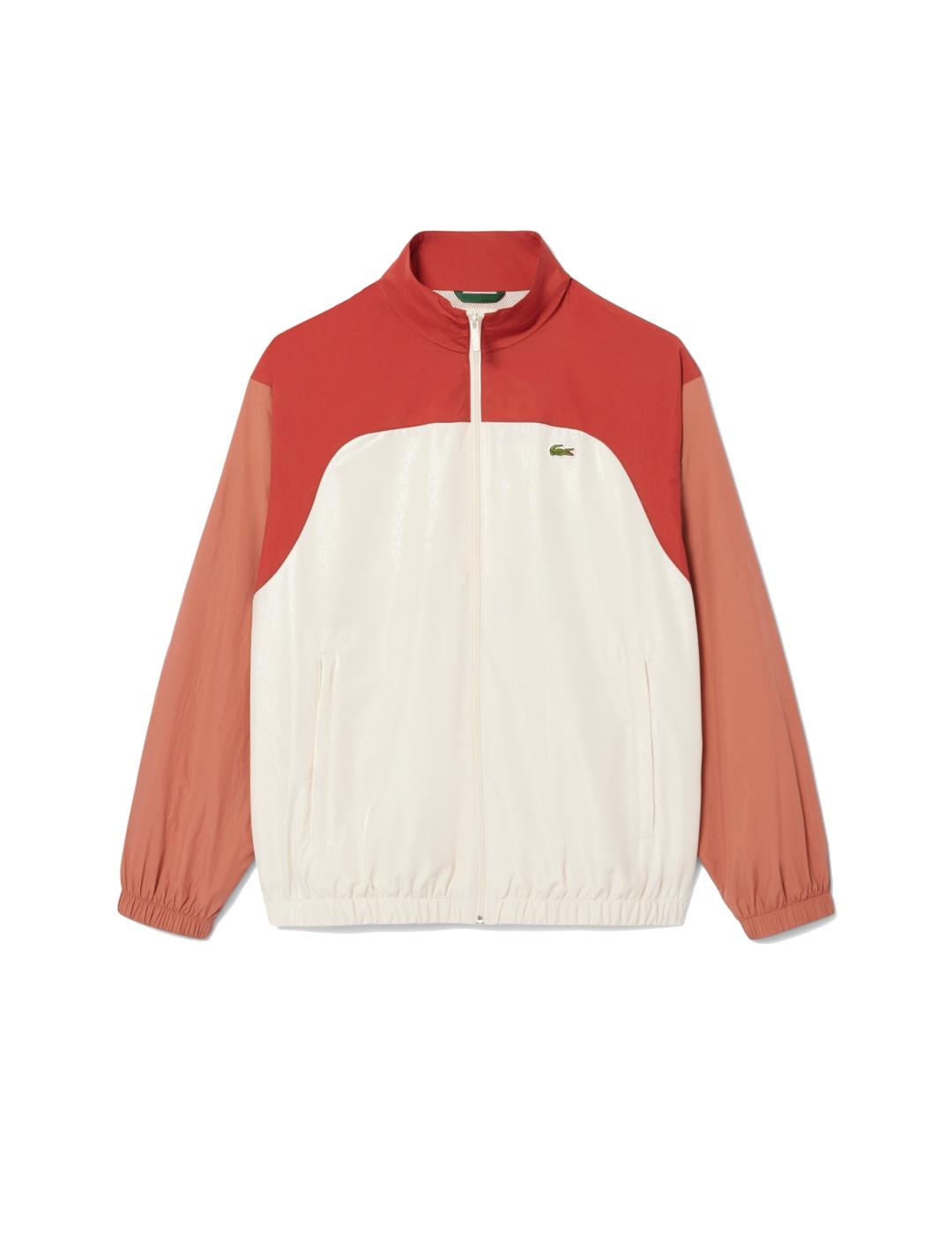 LACOSTE CHAQUETA CREMALLERA TEJA BEIGE
