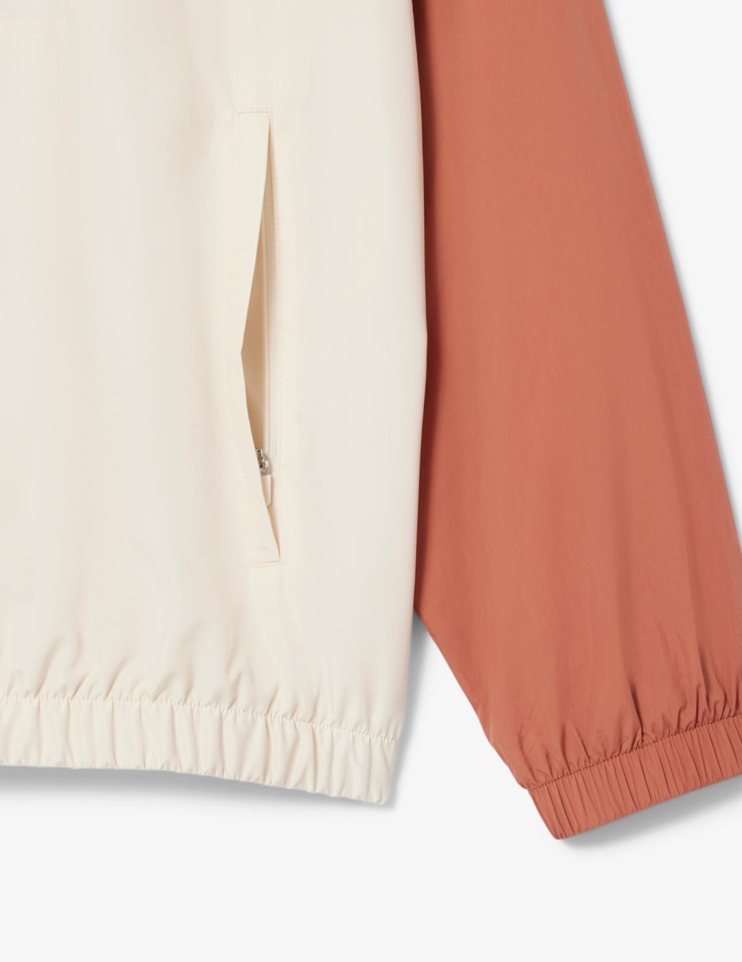 LACOSTE CHAQUETA CREMALLERA TEJA BEIGE