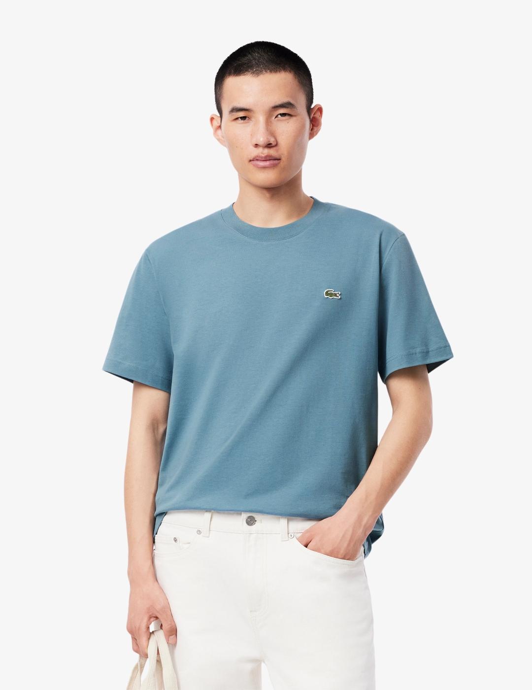 LACOSTE CAMISETA AZUL CLASSIC FIT