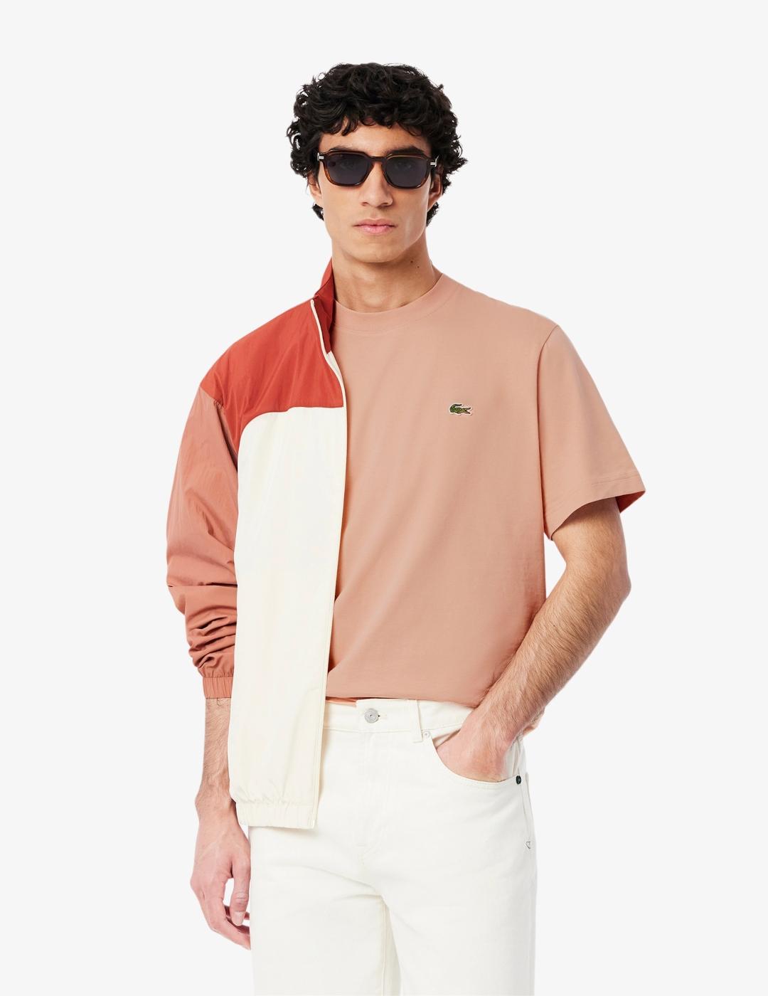 LACOSTE CAMISETA CLASSIC FIT SALMÓN