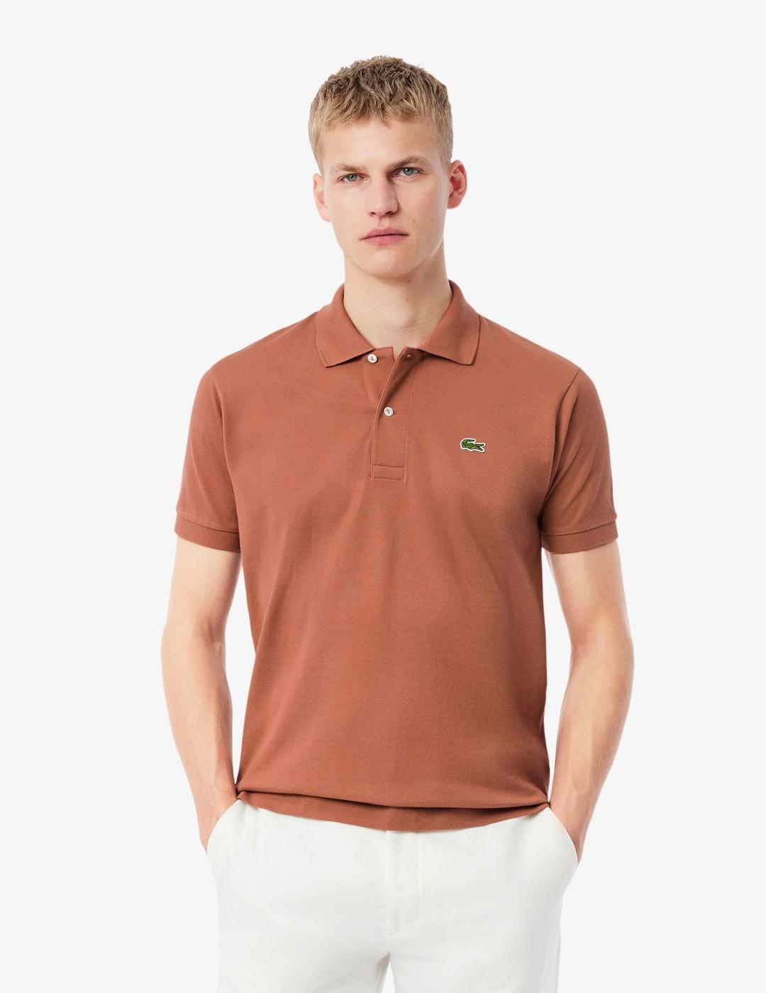 LACOSTE  POLO CLASSIC FIT TERRACOTA