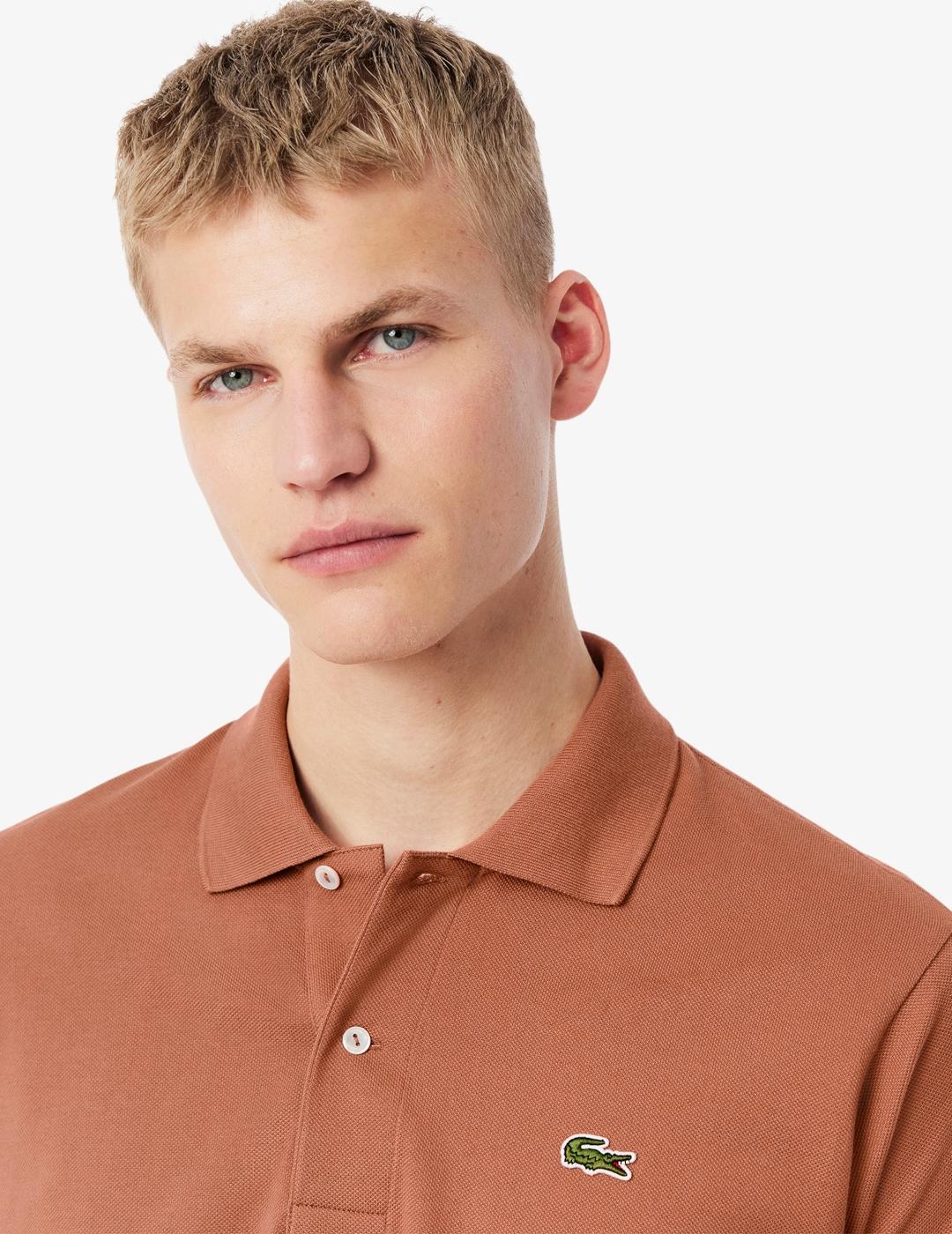 LACOSTE  POLO CLASSIC FIT TERRACOTA