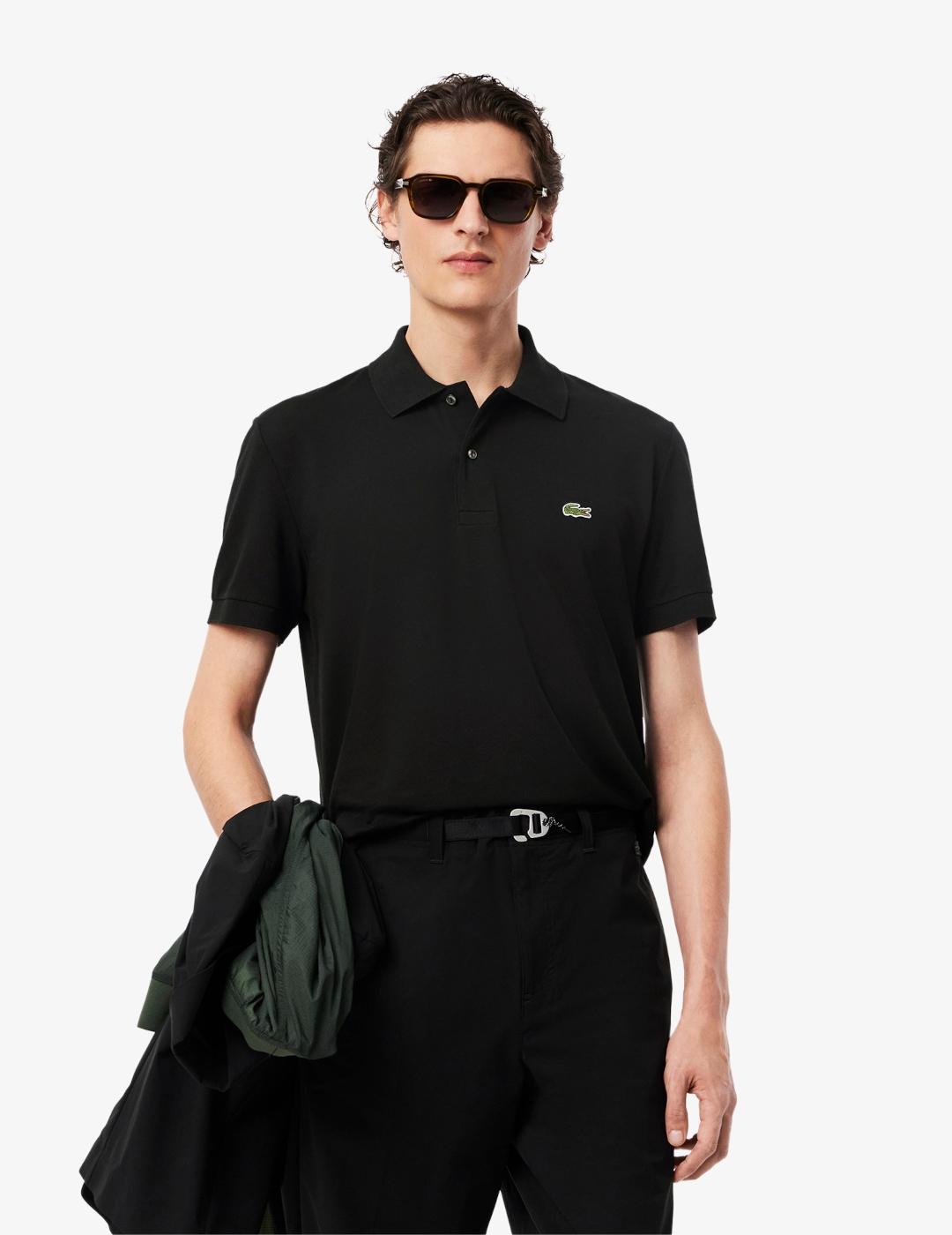 LACOSTE POLO NEGRO CLASSIC FIT LIGHT