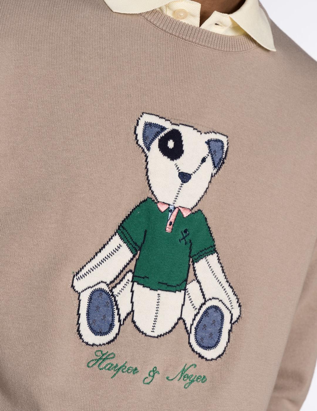 HARPER JERSEY TEDDY TAUPE