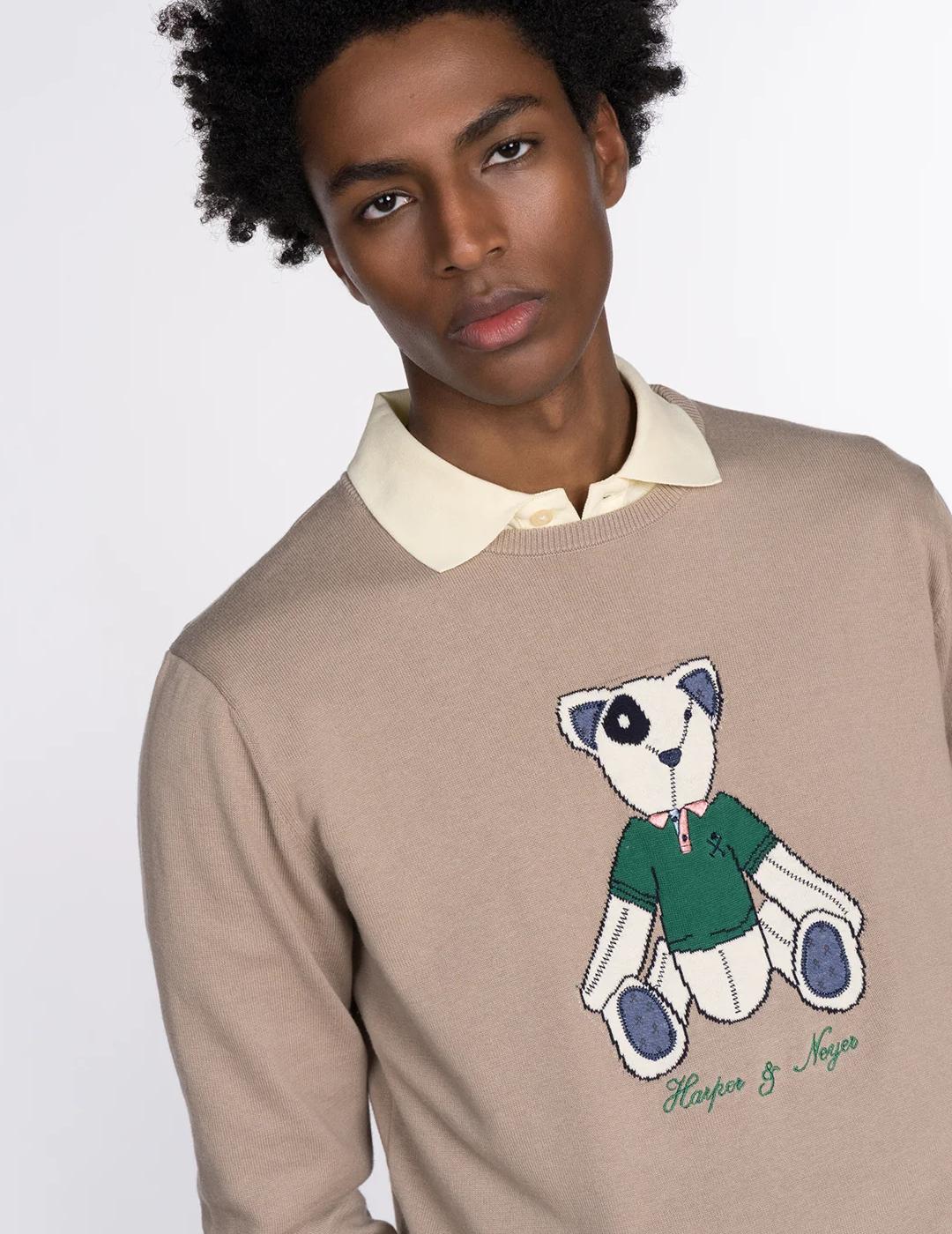 HARPER JERSEY TEDDY TAUPE