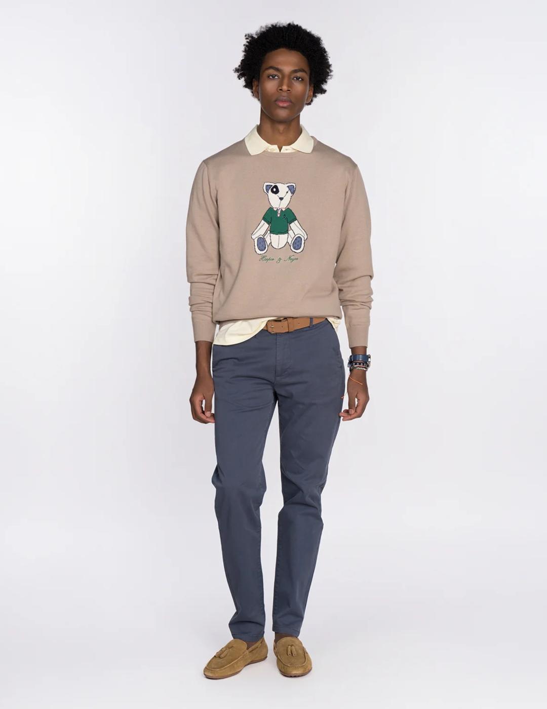 HARPER JERSEY TEDDY TAUPE