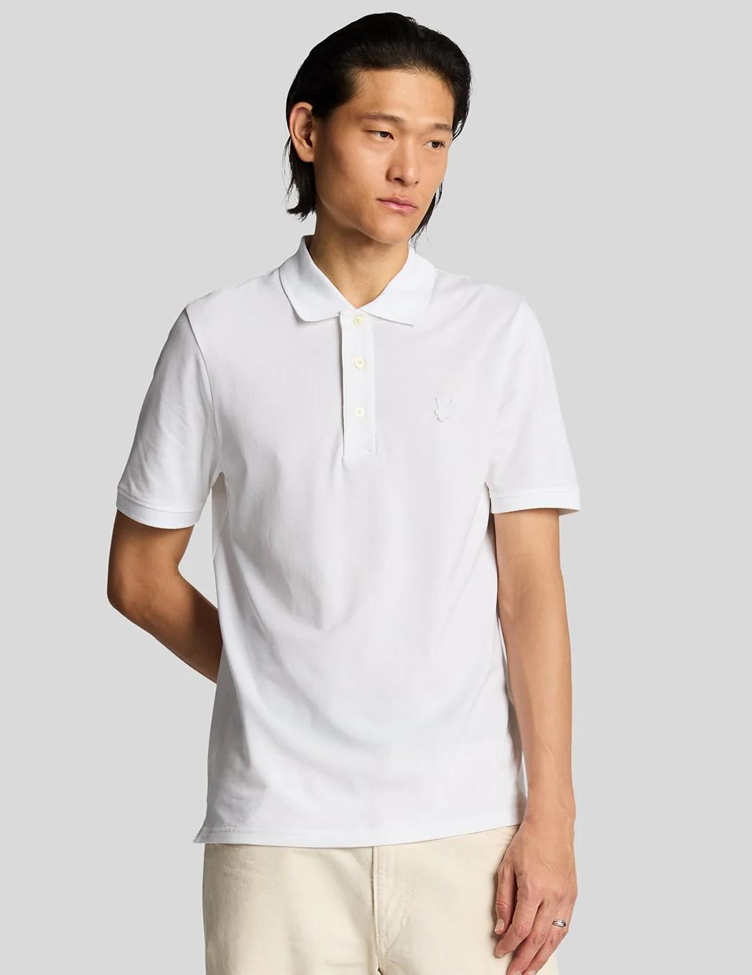 LYLE&SCOTT POLO BLANCO SUPERFINE
