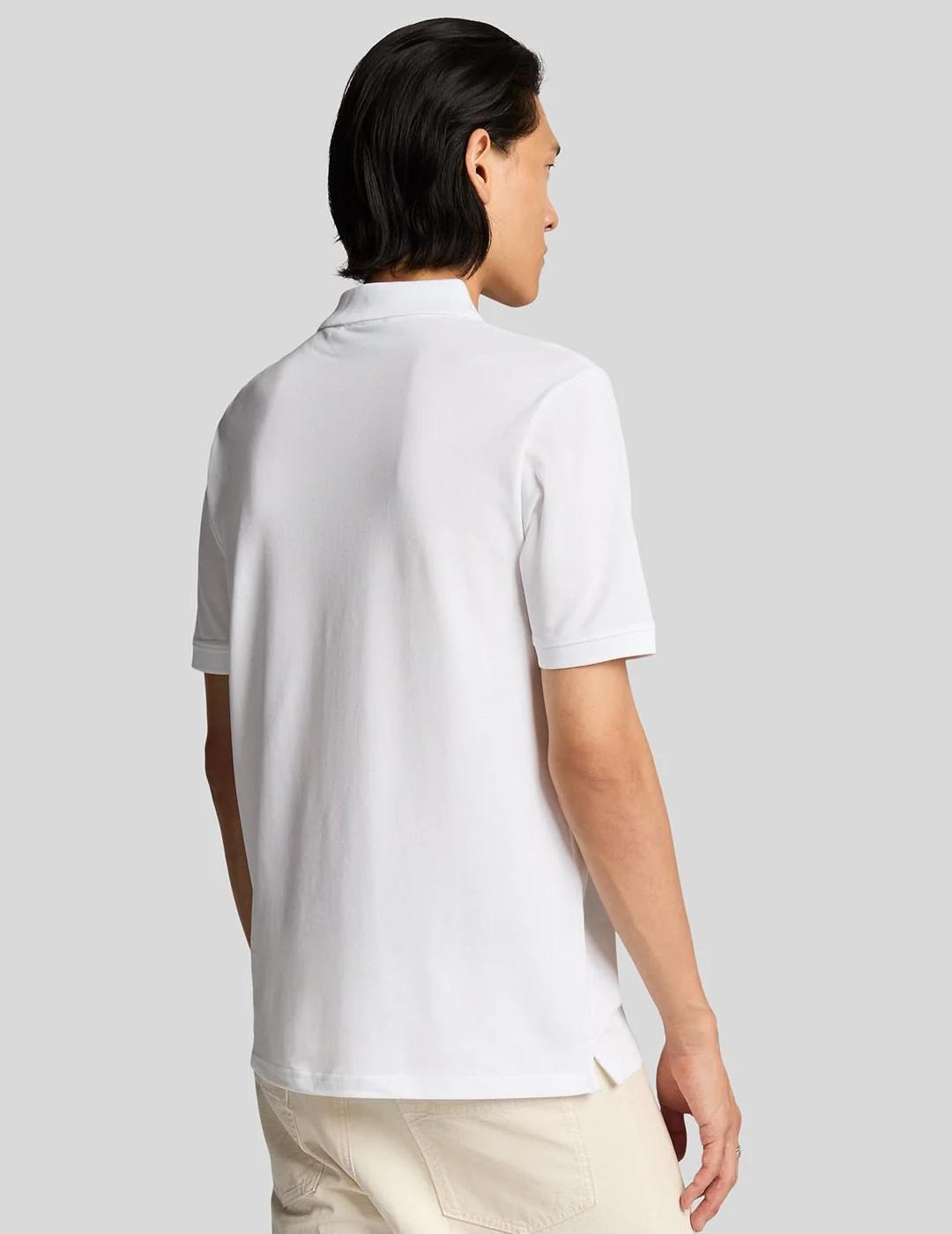 LYLE&SCOTT POLO BLANCO SUPERFINE