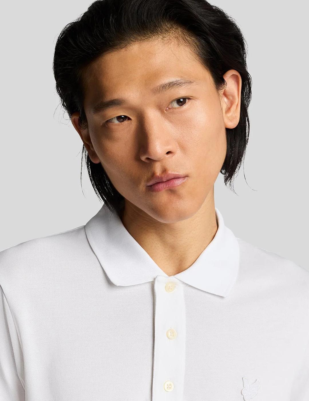 LYLE&SCOTT POLO BLANCO SUPERFINE