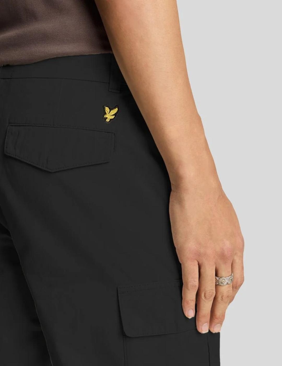 LYLE&SCOTT PANT.CARGO NEGRO