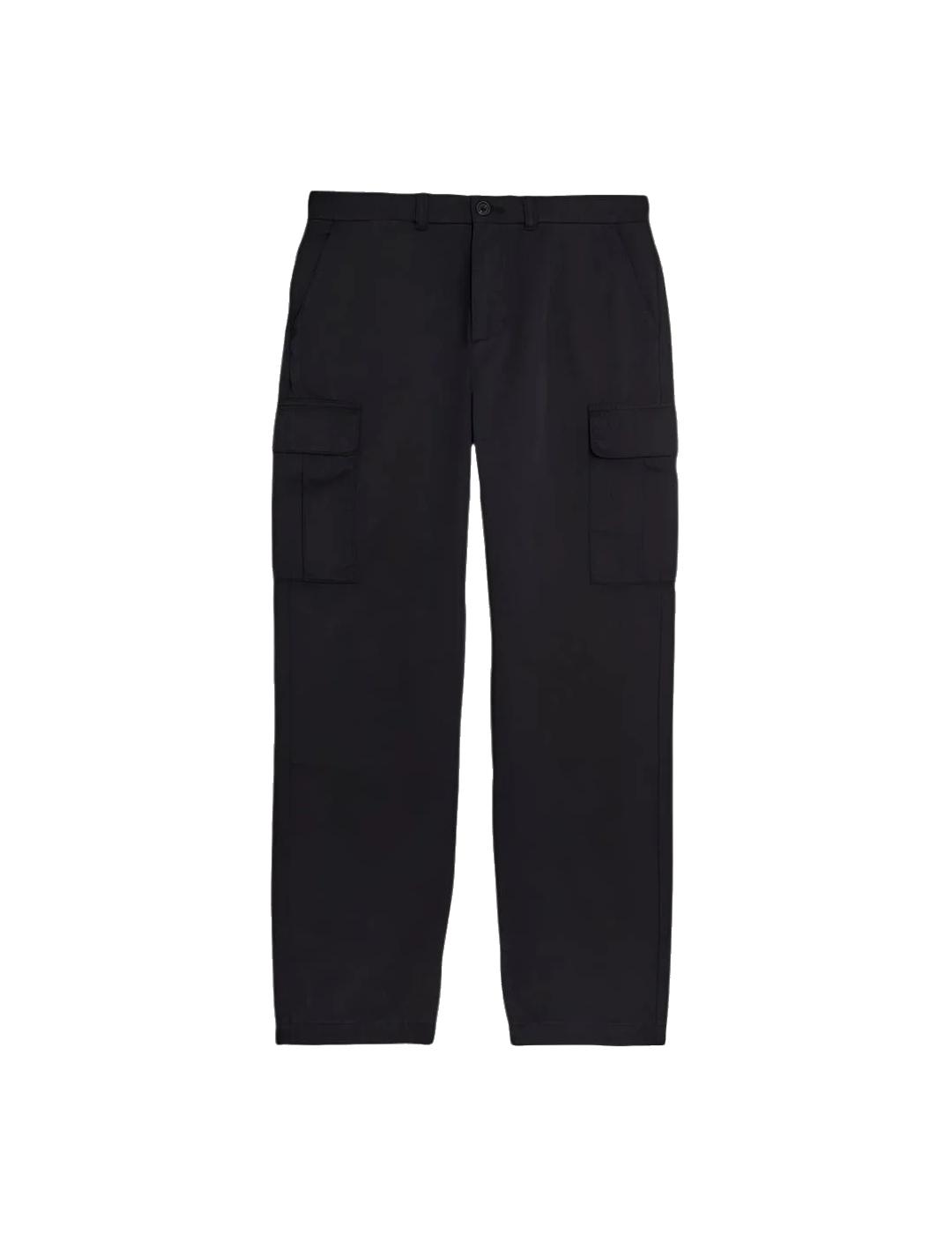 LYLE&SCOTT PANT.CARGO NEGRO