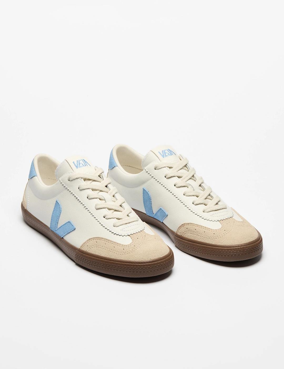 VEJA VOLLEY O-T LEATHER WHITE AQUA