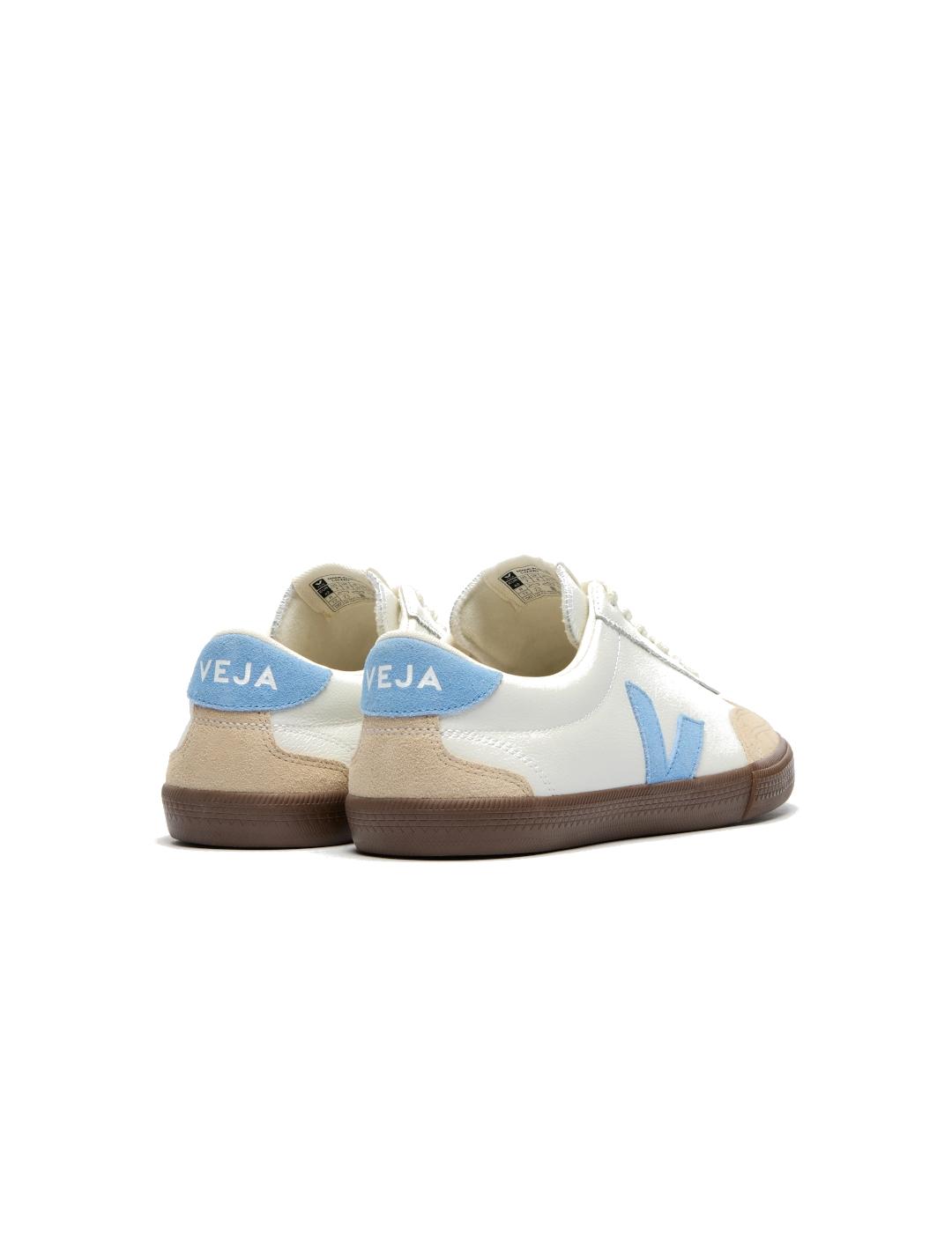 VEJA VOLLEY O-T LEATHER WHITE AQUA