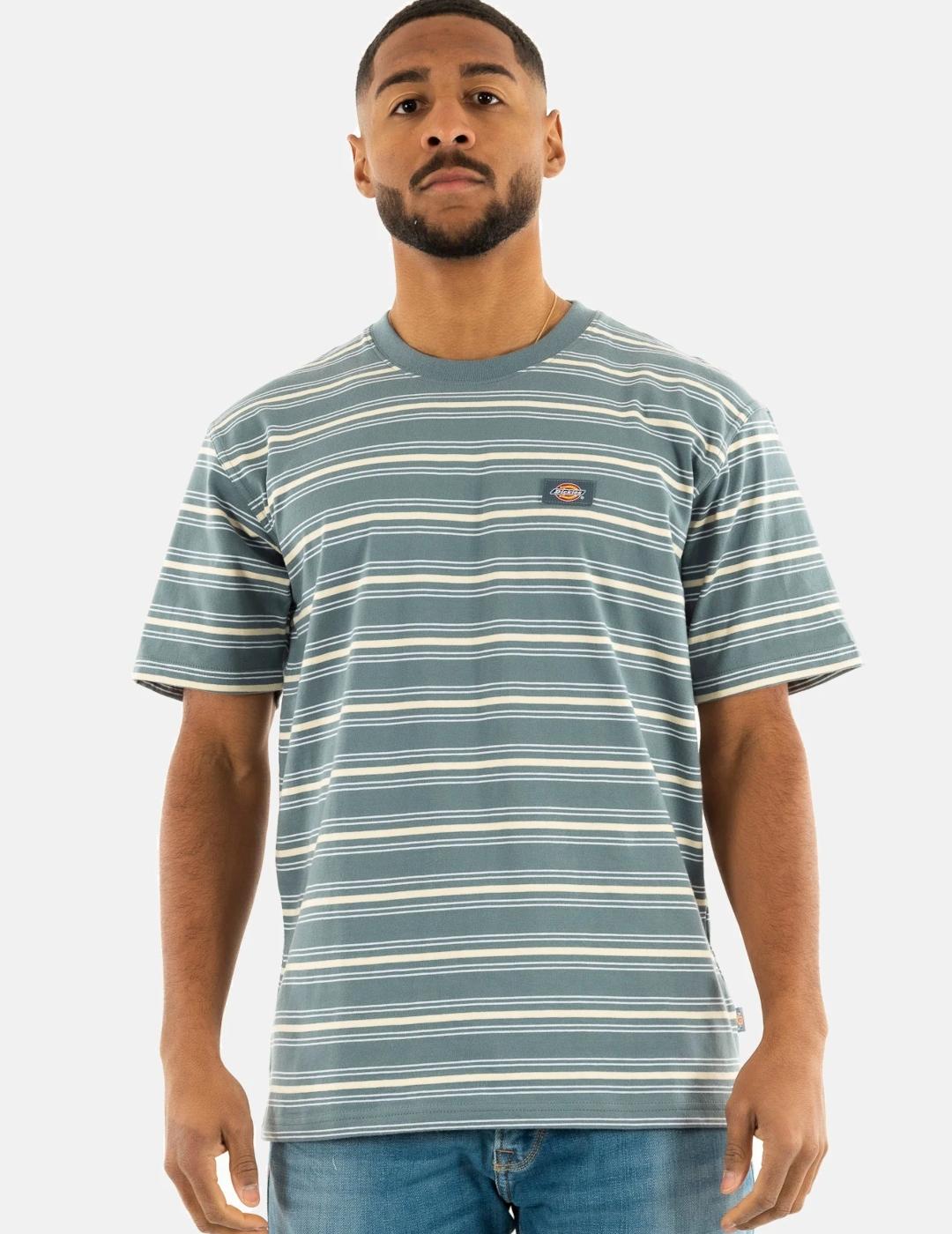 DICKIES CAMISETA AZUL LEWISTOWN STRIPE