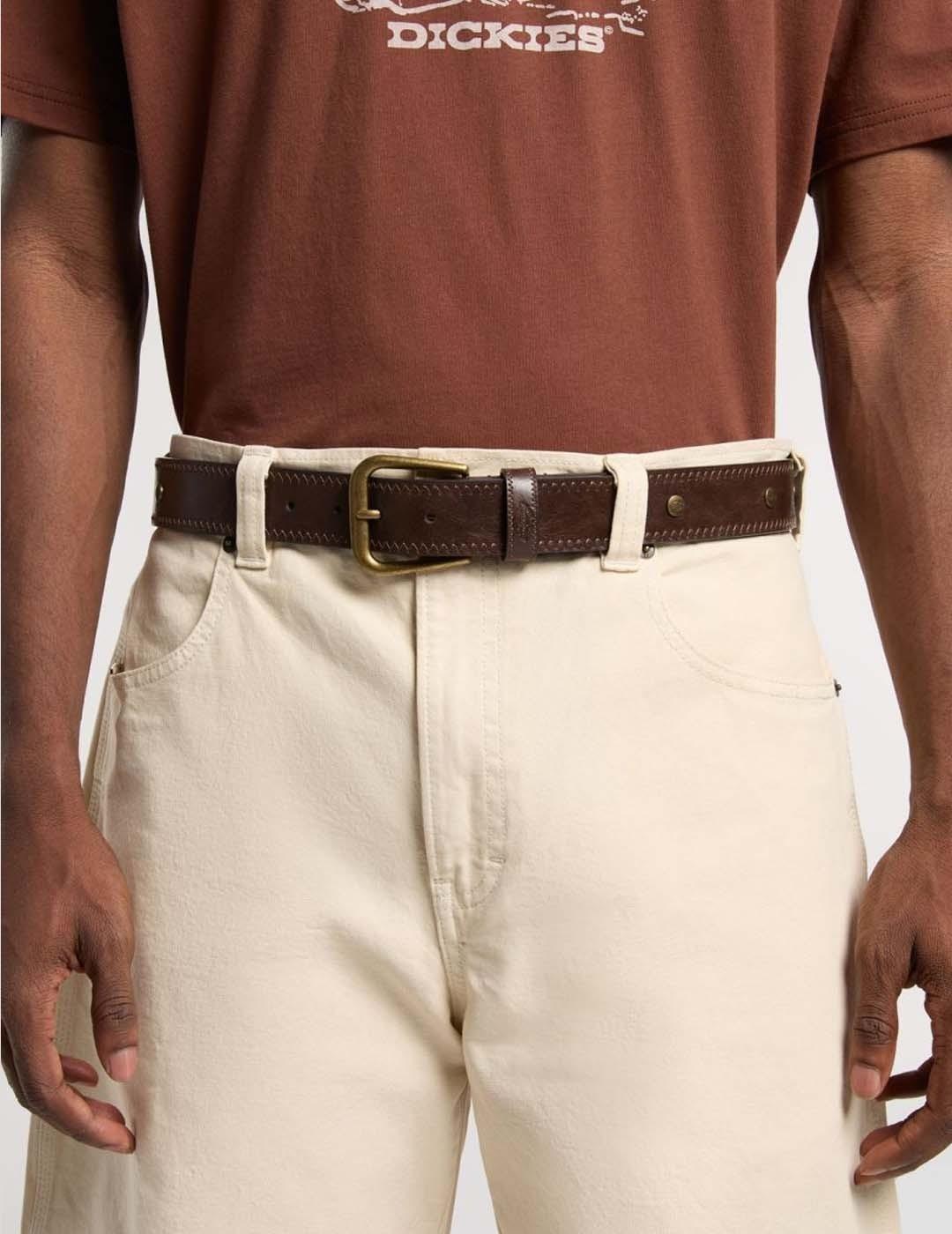 DICKIES CINTURON MARRON STUDDED