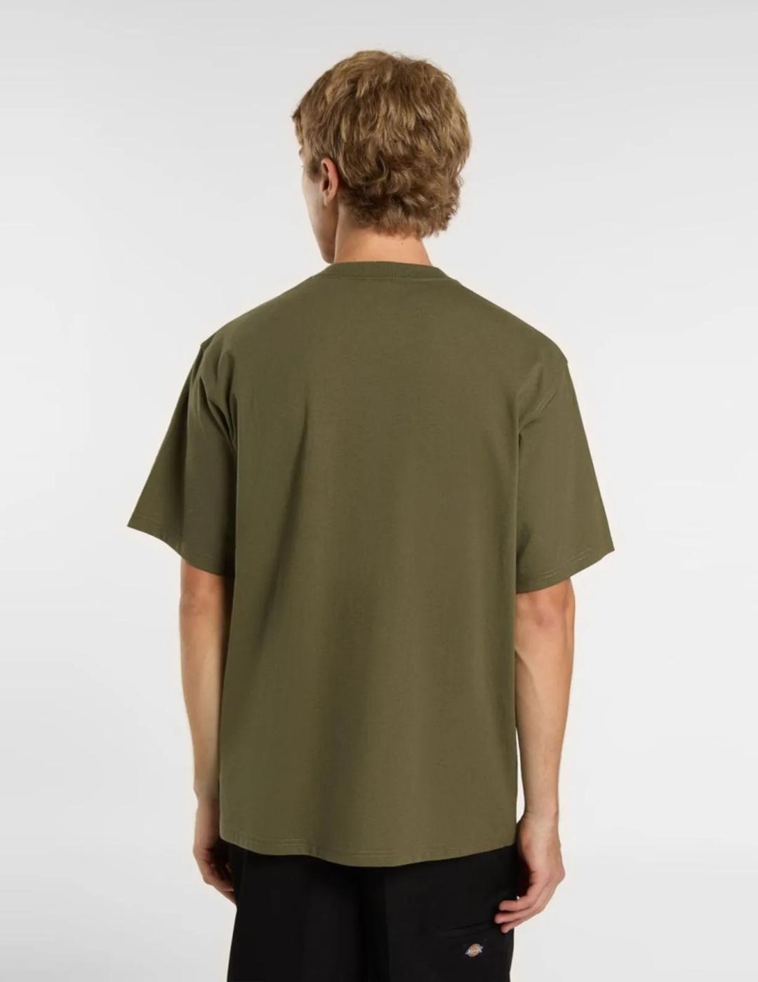DICKIES CAMISETA VERDE CLANCY HEAVYWEIGHT