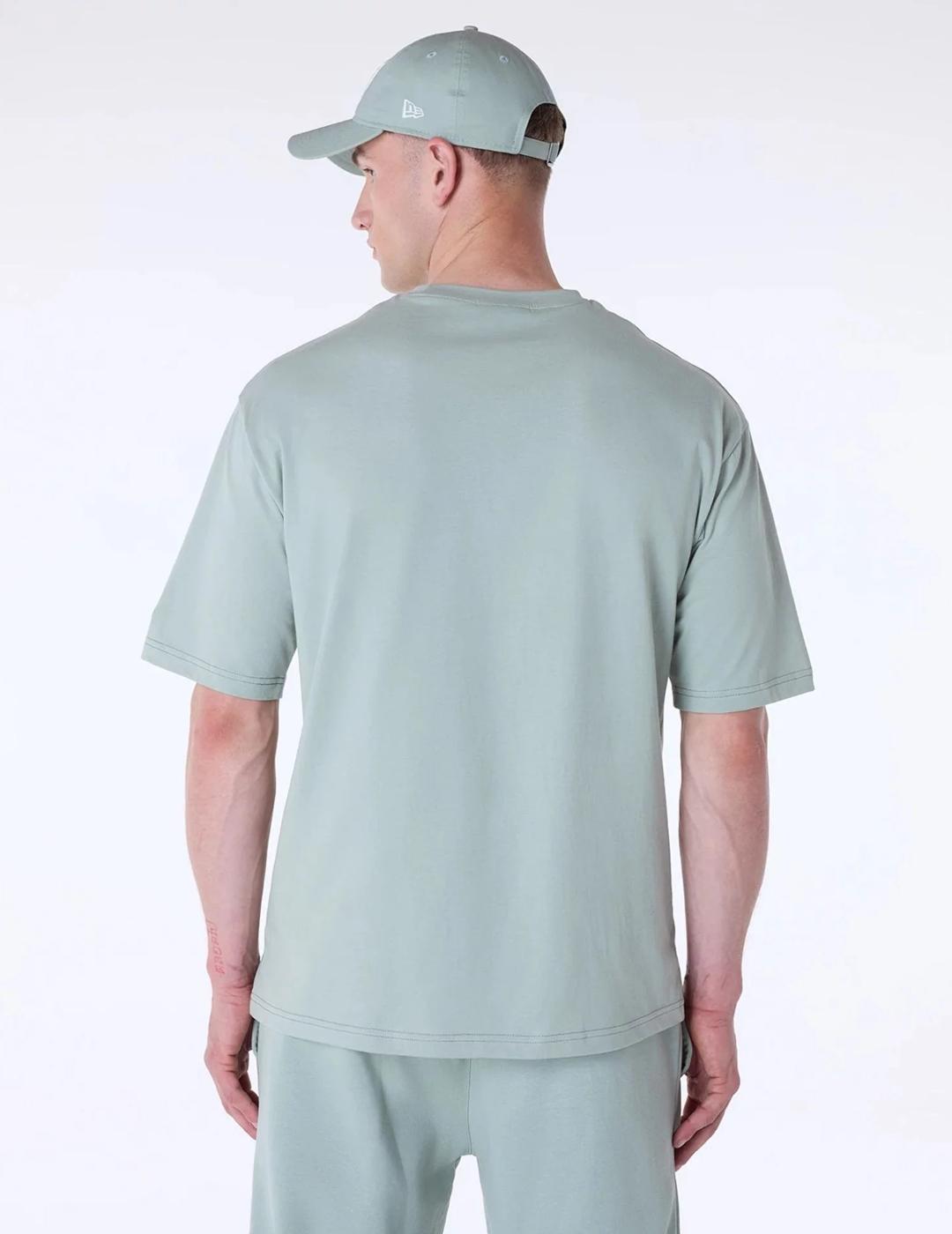 NEW ERA CAMISETA VERDE OVERSIZE