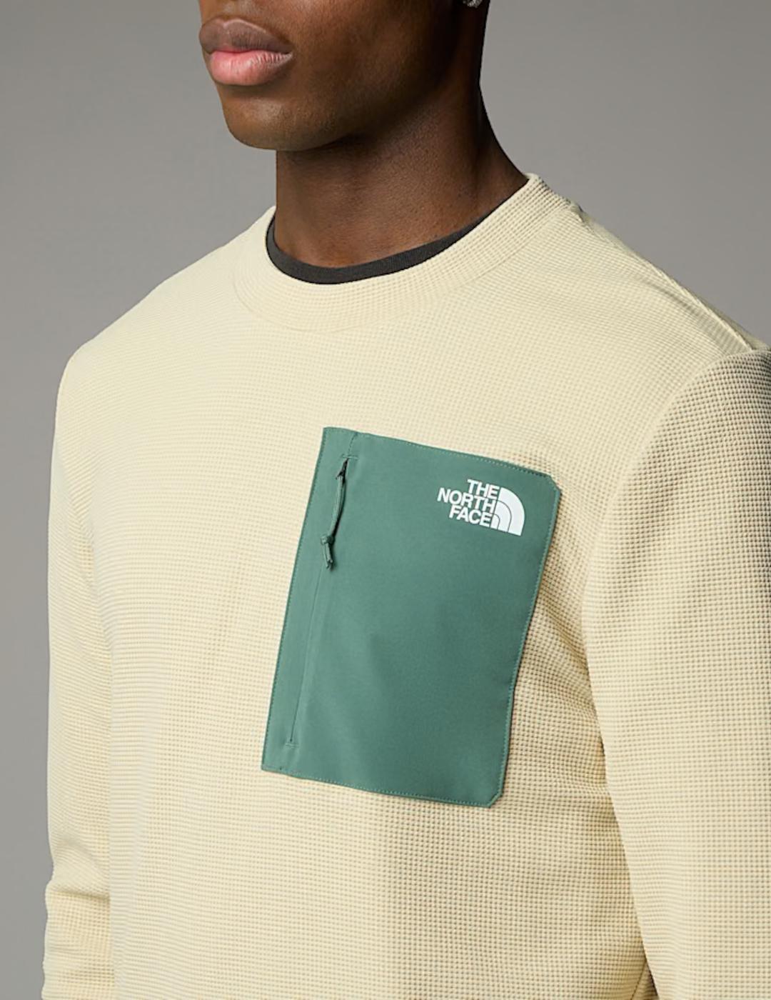 NORTH FACE SUDADERA BEIGE KECHA