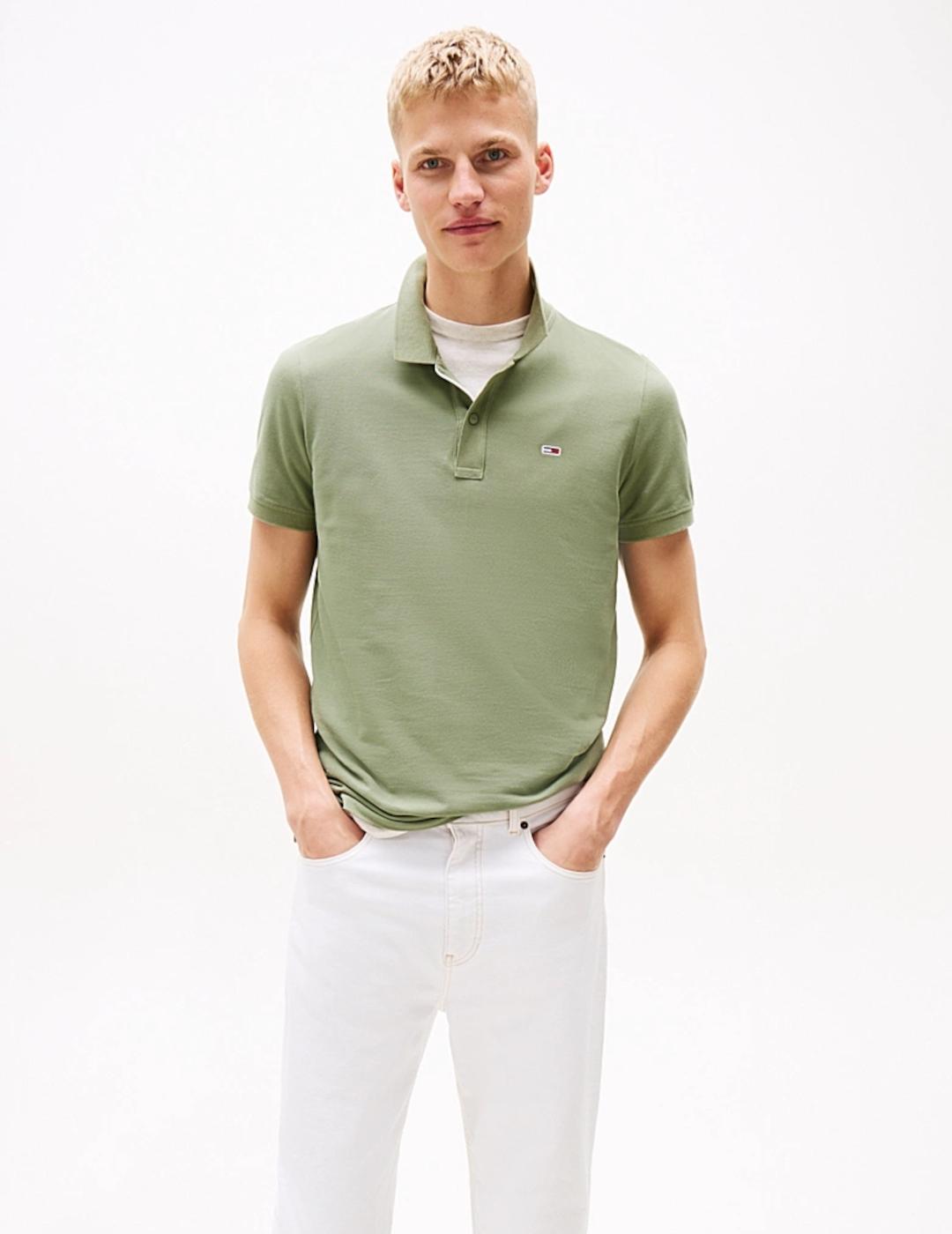 TOMMY POLO ROSA SLIM PLACKET