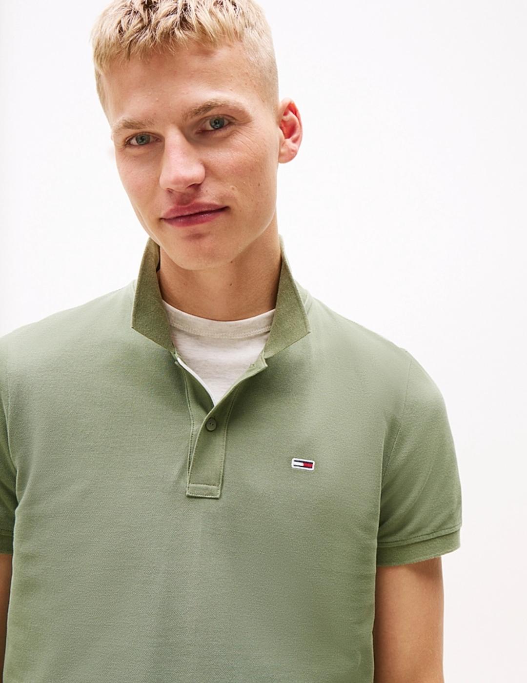 TOMMY POLO ROSA SLIM PLACKET