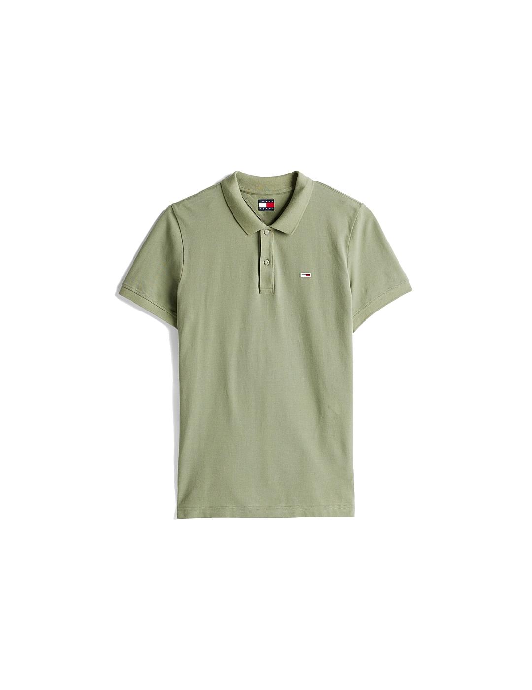 TOMMY POLO ROSA SLIM PLACKET