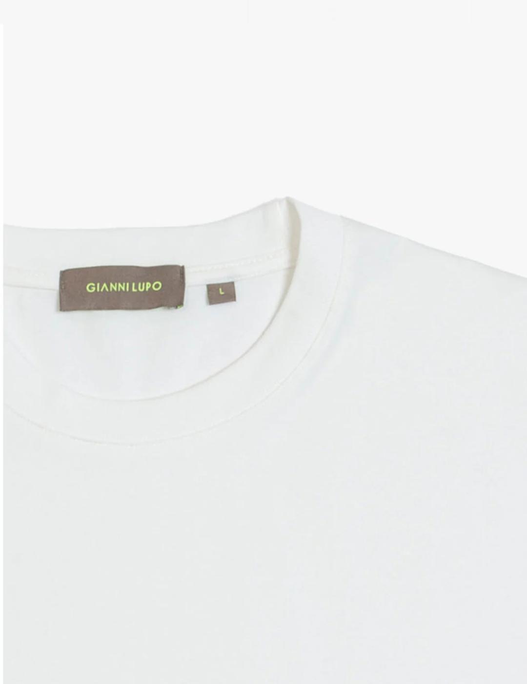 GIANNI LUPO CAMISETA BLANCA BÁSICA