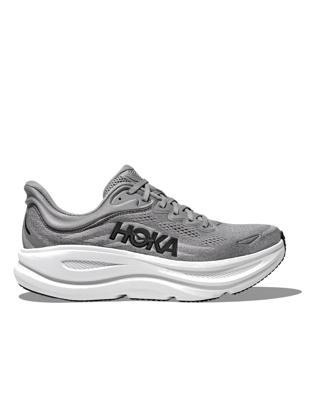 HOKA BONDI 9 GALACTIC GREY STELLAR