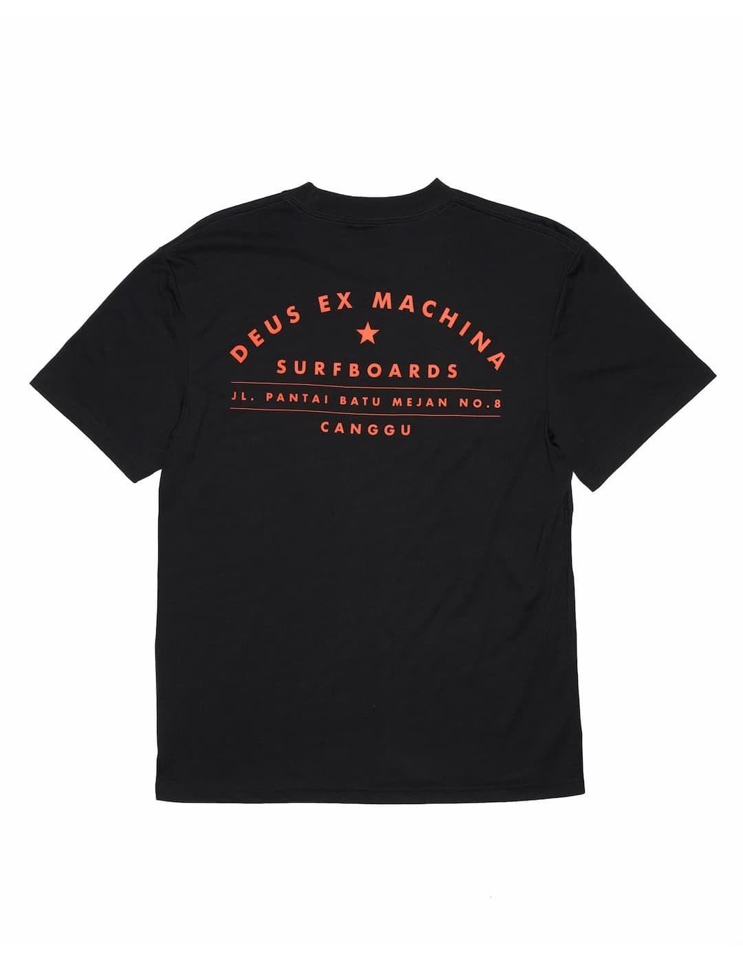 DEUS CAMISETA CANGGU SURF NEGRA