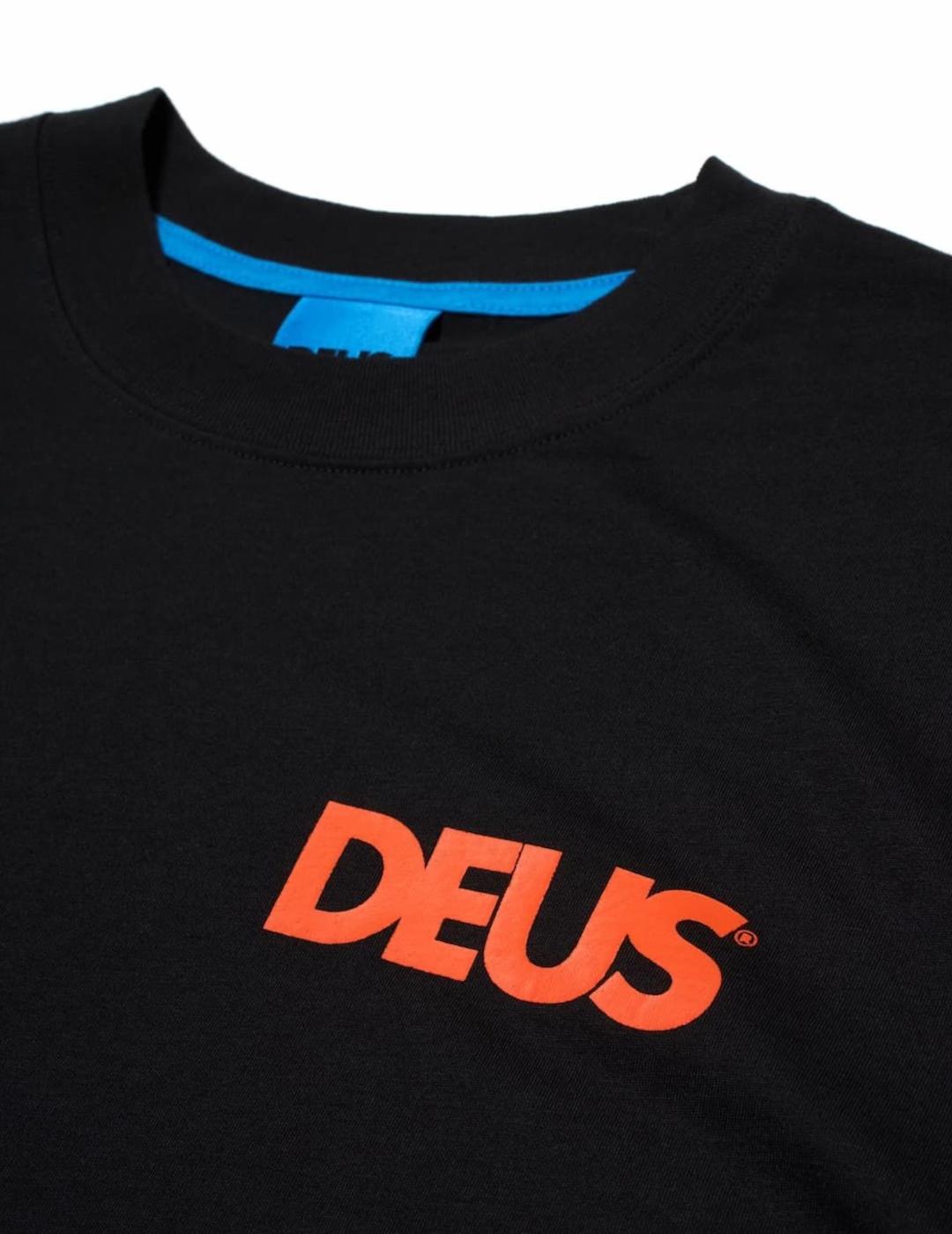DEUS CAMISETA CANGGU SURF NEGRA