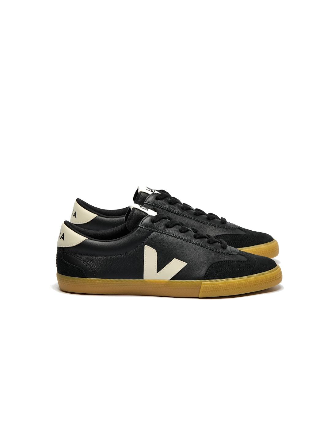 VEJA VOLLEY OT LEATHER BLACK PIERRE