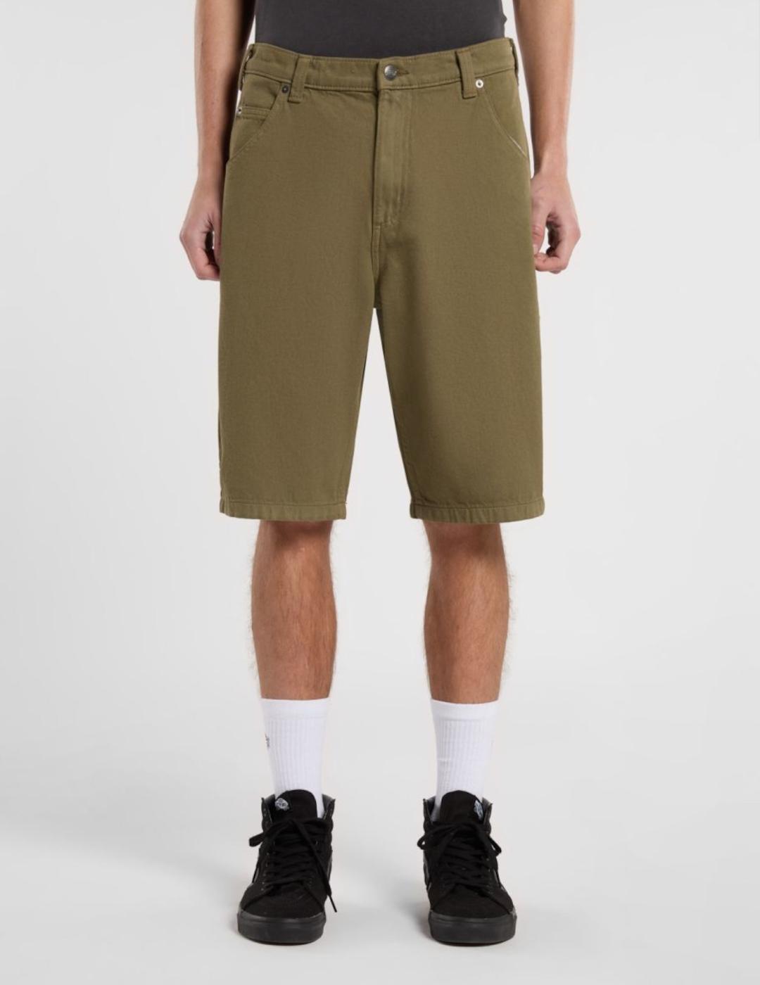 DICKIES BERMUDA KHAKI DENIM GARYVILLE