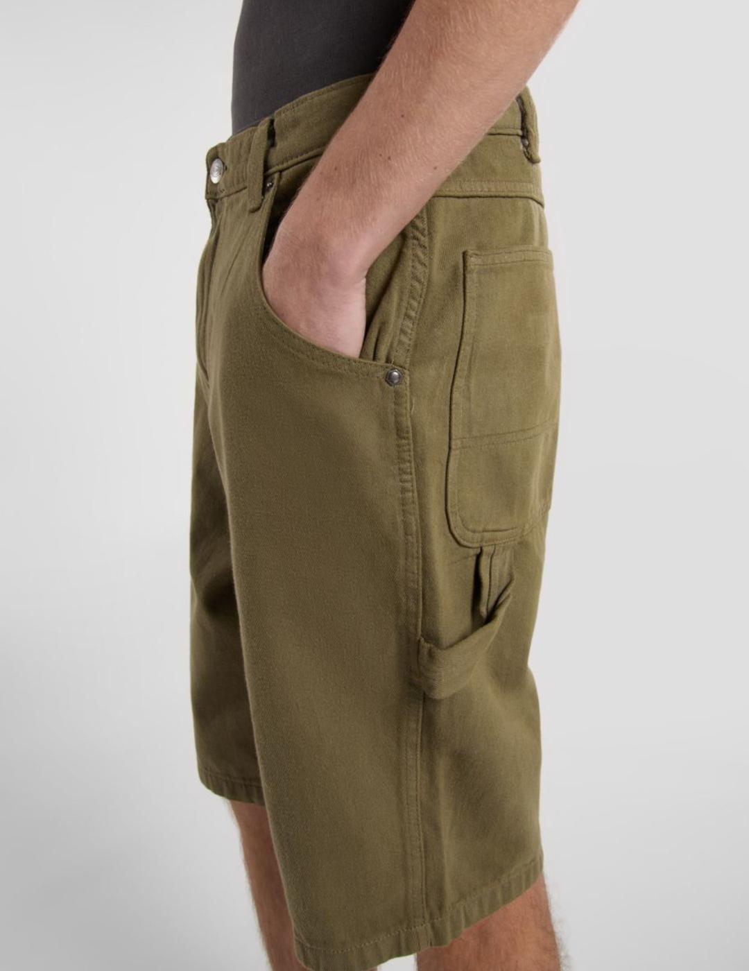 DICKIES BERMUDA KHAKI DENIM GARYVILLE