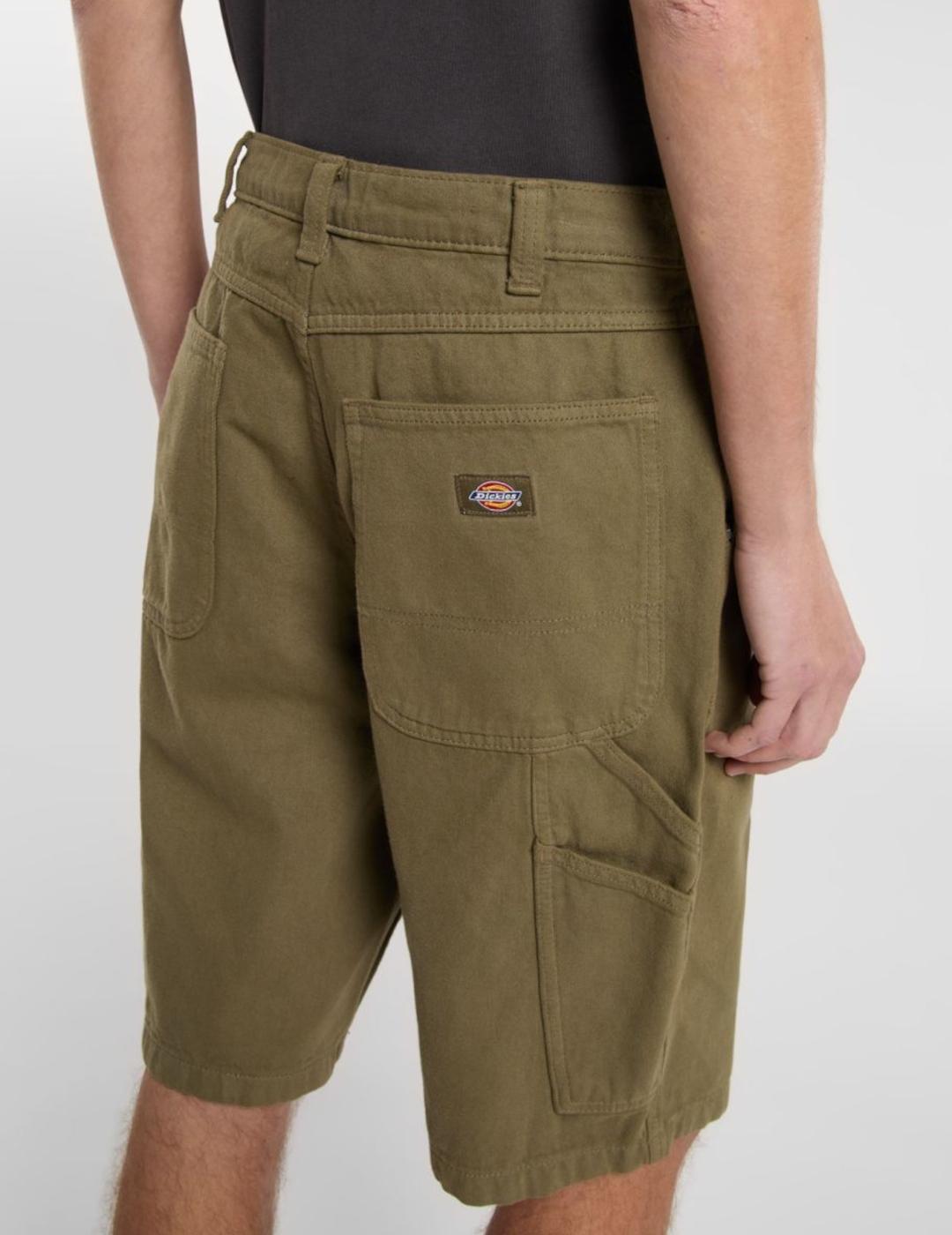 DICKIES BERMUDA KHAKI DENIM GARYVILLE