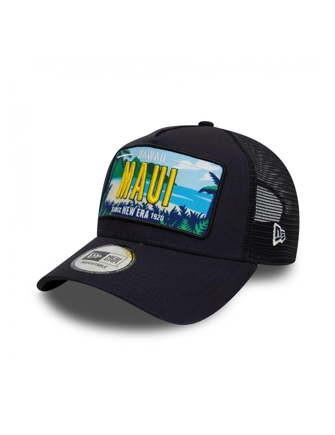 NEW ERA GORRA RED MAUI LICENSE PLATE