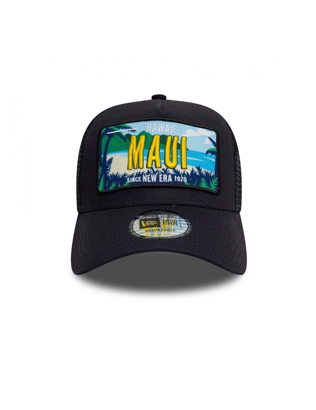 NEW ERA GORRA RED MAUI LICENSE PLATE