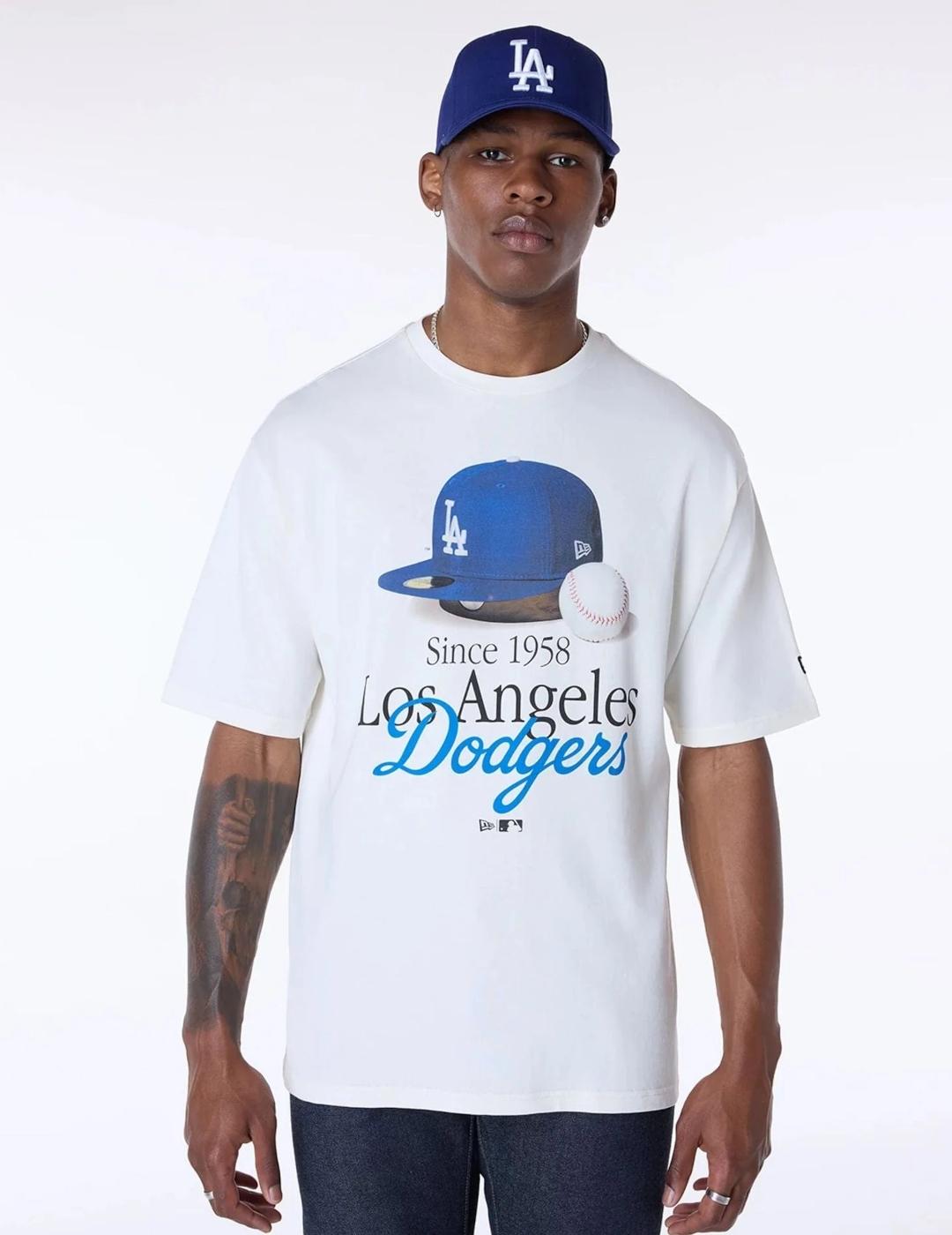 NEW ERA CAMISETA BLANCA LA DODGERS MLB