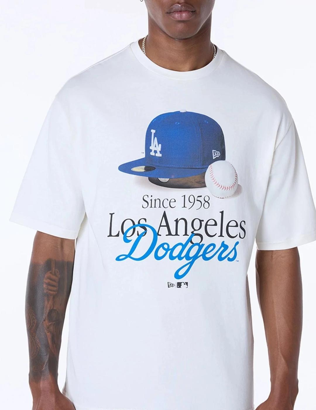 NEW ERA CAMISETA BLANCA LA DODGERS MLB