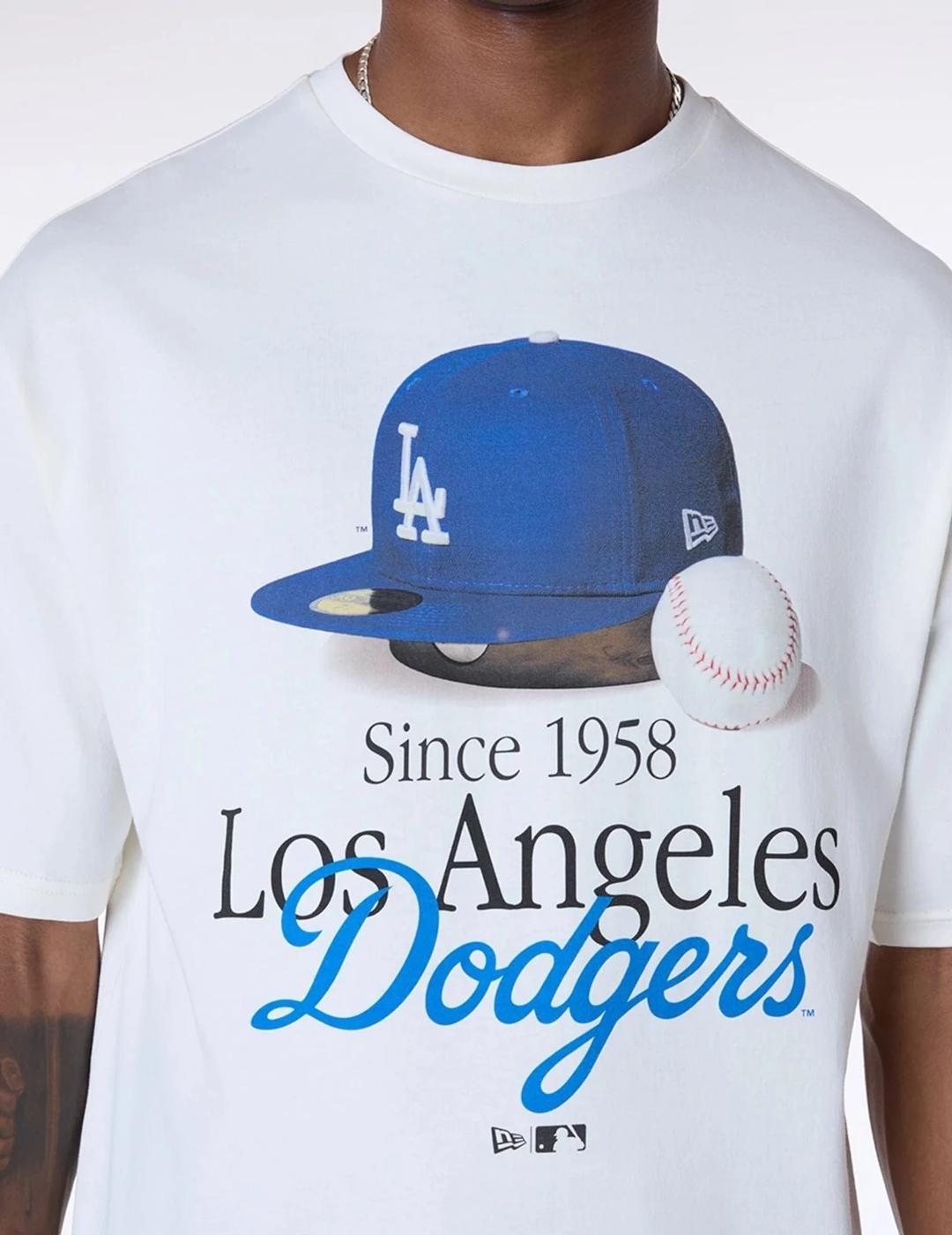 NEW ERA CAMISETA BLANCA LA DODGERS MLB