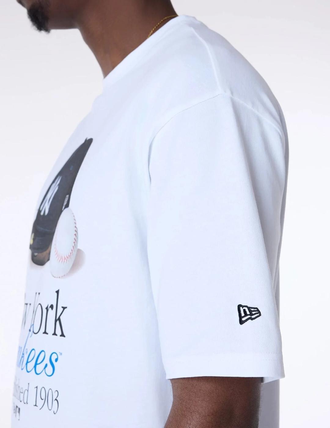 NEW ERA CAMISETA BLANCA NY YANKEES MLB
